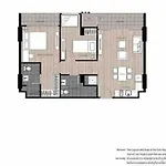 อพาร์ทเม้น The Base - Spacious 70sqm, 2 Bedroom, 2 Bathroom, Penthouse - Centre - 592 *