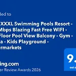 อพาร์ทเม้น Rare Xxxl Swimming Pools - 500mbps Blazing Fast Free Wifi - Floor Pool View Balcony - Gym - Sauna - Kids Playground - Supermarkets *