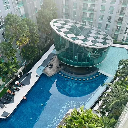 Apartment Center Residents Pool View *