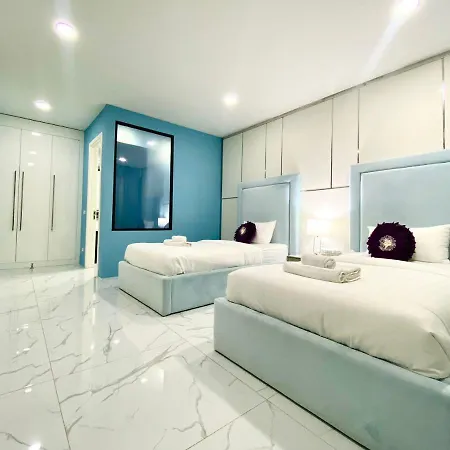 Yizen162/283芭提雅市中心棕榈泉泳池双拼别墅 Palm Spring Villa Pattaya