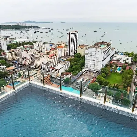 Apartment The Base Large High-rise Super Sea View Large View 26th Floor Pattaya