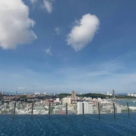 Apartment The Base Large High-rise Super Sea View Large View 26th Floor Pattaya