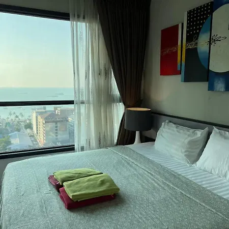 Downtown Lux Fun 2b Edroom Seaview #tbb97819 * Pattaya