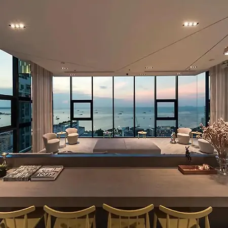 Downtown Lux Fun Rooftop Pool #tb6746 Apartment Pattaya