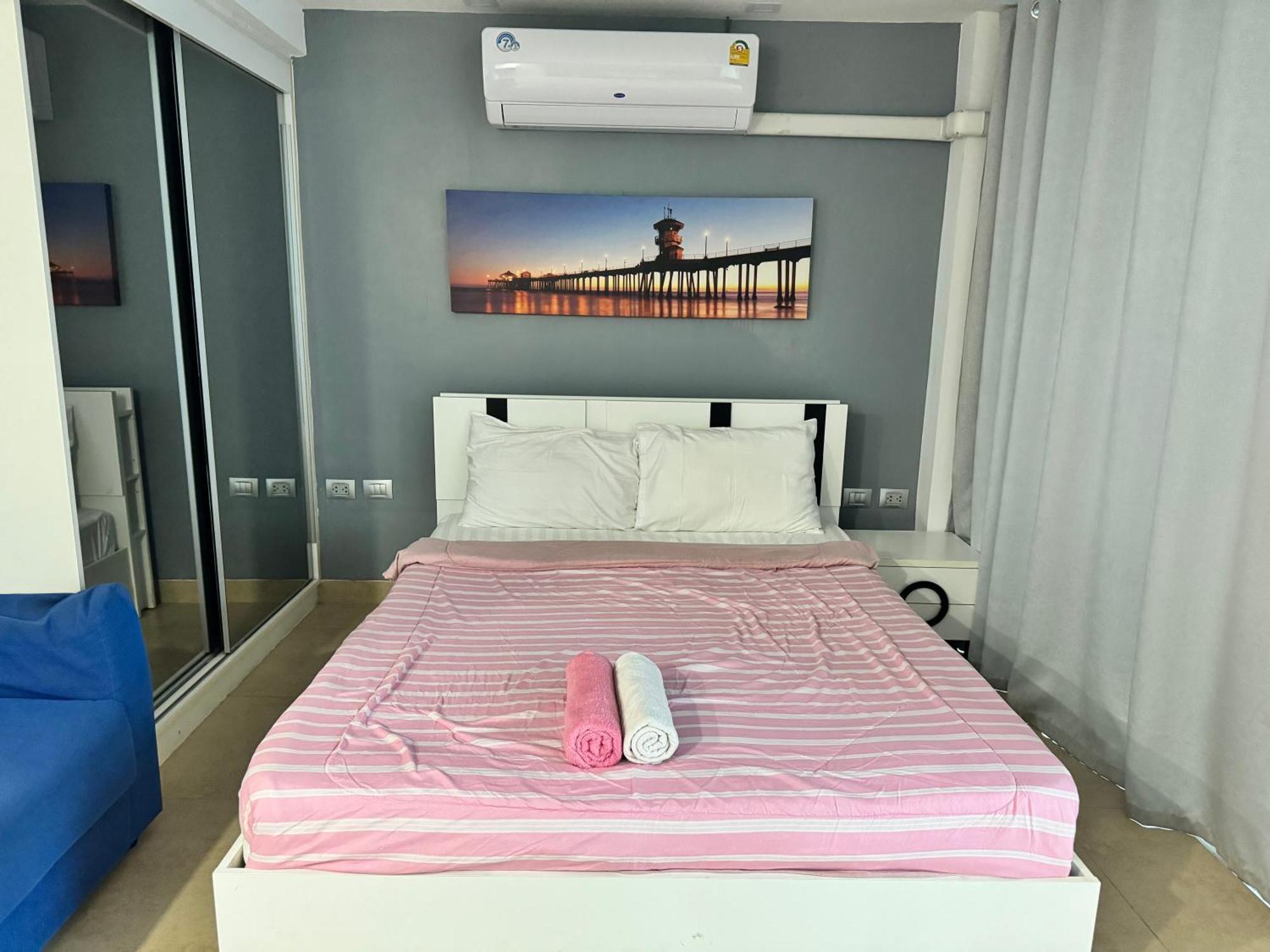 芭提雅中心地带 Centara Avenue 一房公寓6楼紧邻海滩, 酒吧街, 购物中心 Apartment Pattaya