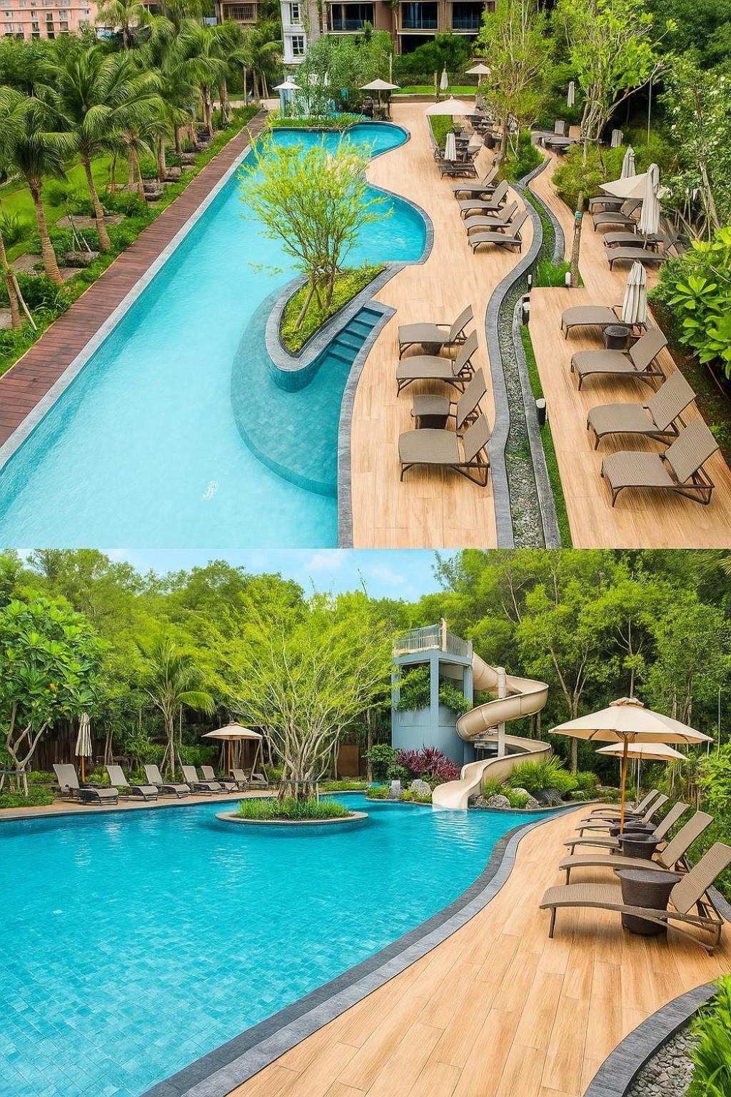 Luxury Hill Pool View Near And Walking Street In Apartment Pattaya