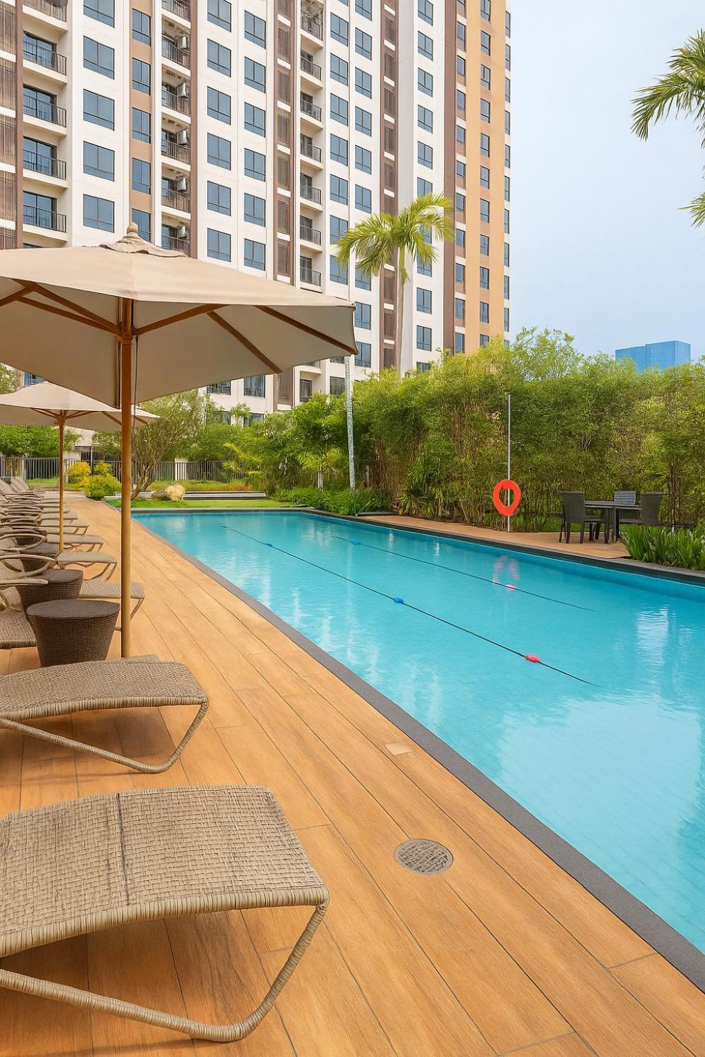 Apartment Luxury Hill Pool View Near And Walking Street In