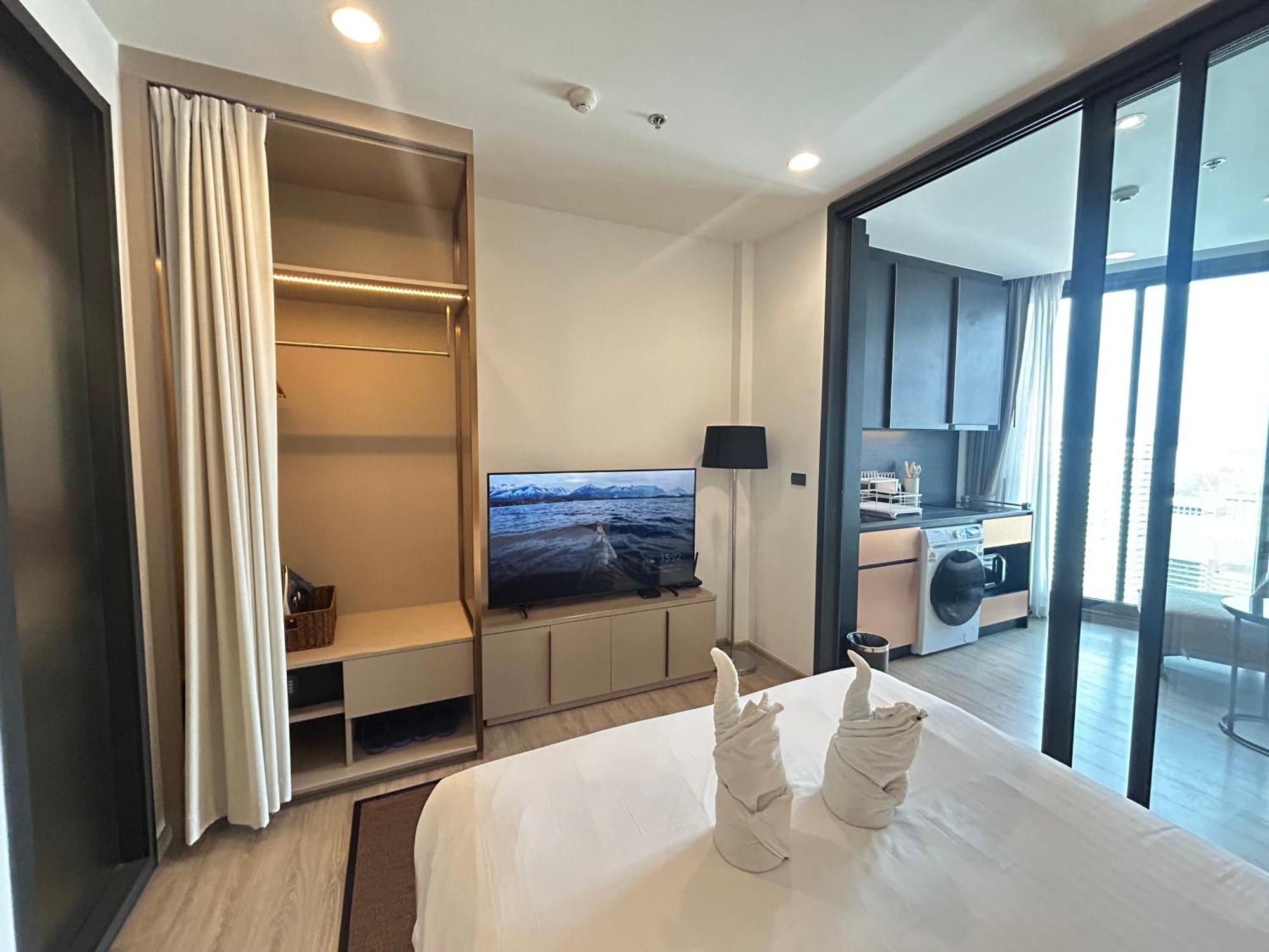 芭提雅 市中心 Edge公寓预定 高层海景房 紧邻海滩步行街 28f Apartment