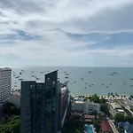 Edge Central Pattaya Luxury 2Bedroom High Floor Front Seaview With Balcony & Jacuzzi