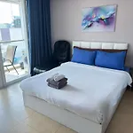 芭提雅中心centara Avenue 6楼一卧公寓 高速互联网智能电视酒吧街步行街 อพาร์ทเม้น *