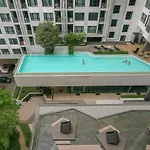 The Base酒店民宿预订 市中心 游泳池 健身房 海滩 A-9f อพาร์ทเม้น Pattaya