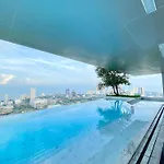 Once芭提雅市中心顶级豪华公寓超美无边泳池 * Pattaya