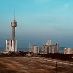 One Bedroom Condo With Sea And City View Near Pattaya Beach Pool Wi Fi