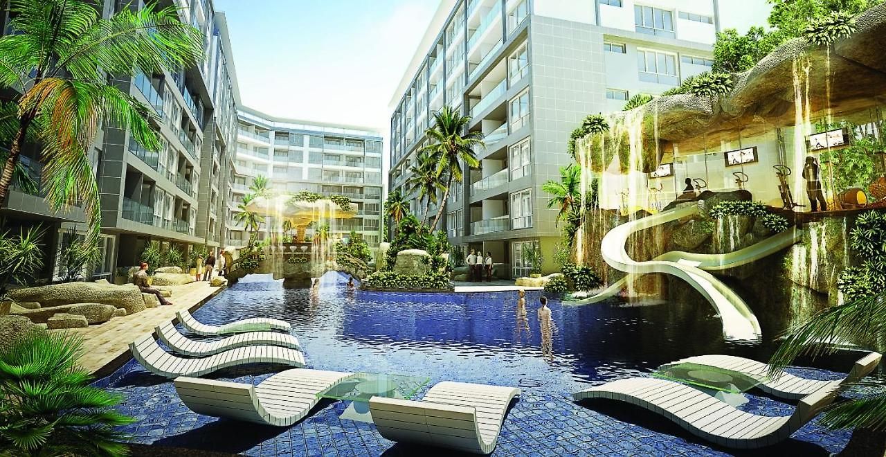 อพาร์ตโฮเทล Centara Avenue A4,near Walking Street,freepool,gym Pattaya