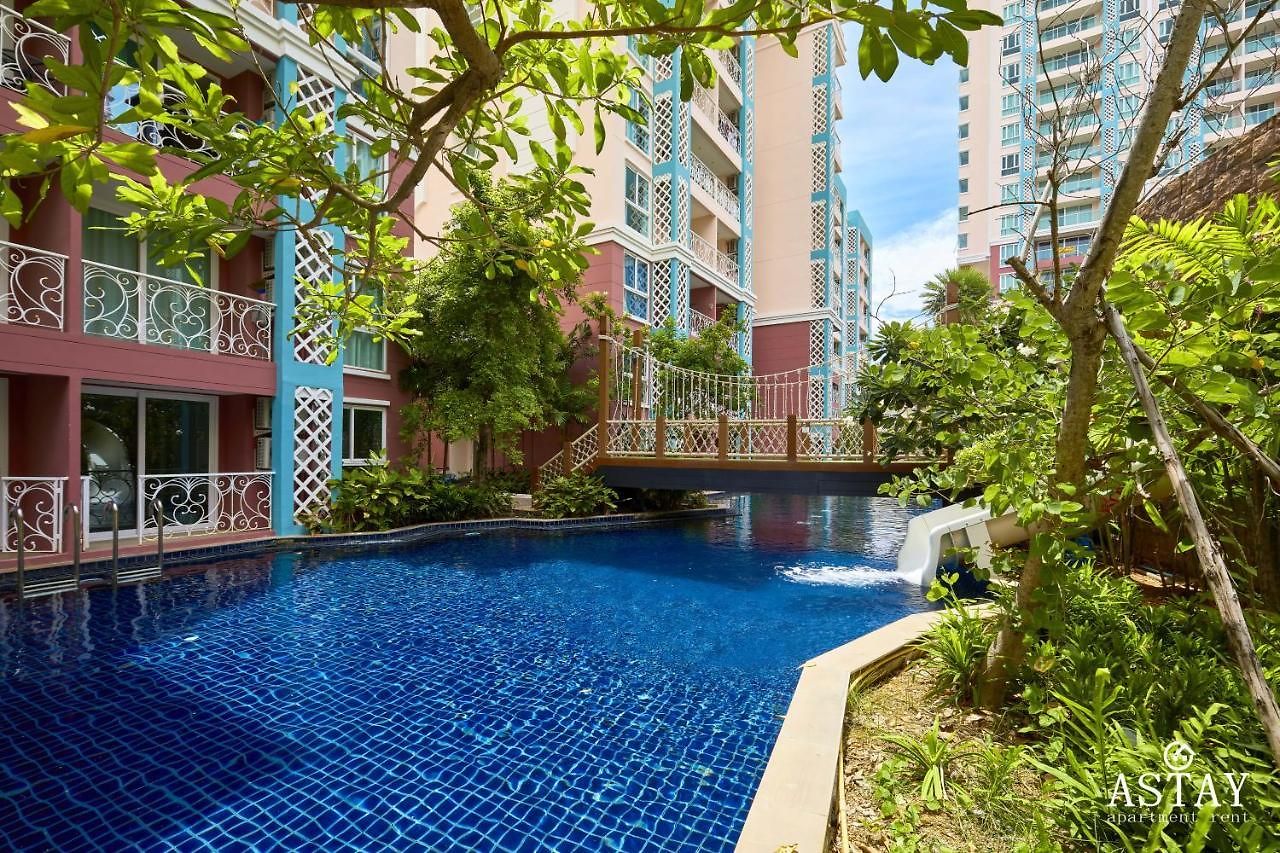 Grande Carribean Sea View&park View Comfortable 1 Bedroom For 3 Person With Washing Machine , Kitchen And Utensils For The Cooking อพาร์ทเม้น Pattaya