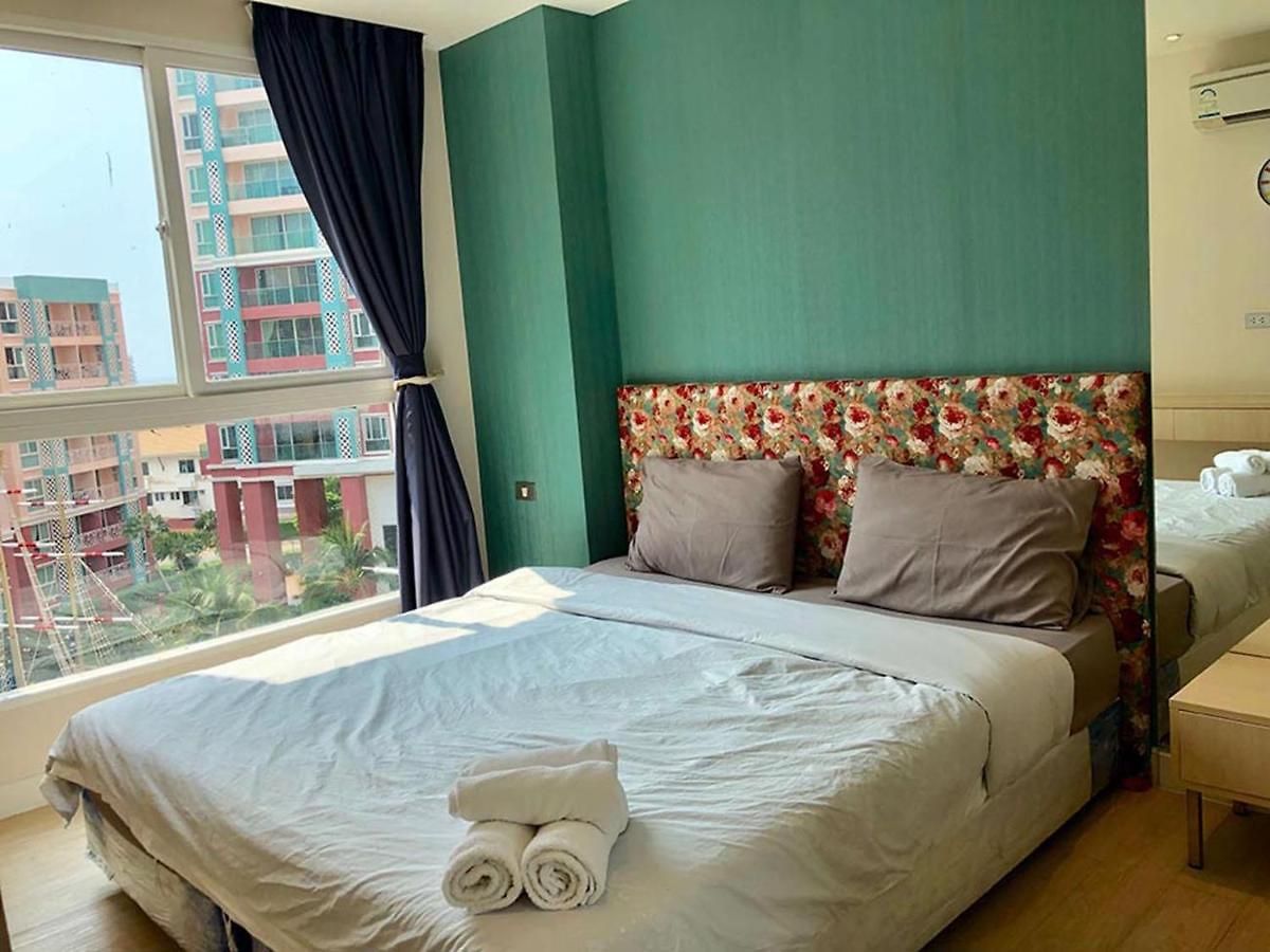 Grande Carribean Sea View&park View Comfortable 1 Bedroom For 3 Person With Washing Machine , Kitchen And Utensils For The Cooking อพาร์ทเม้น Pattaya