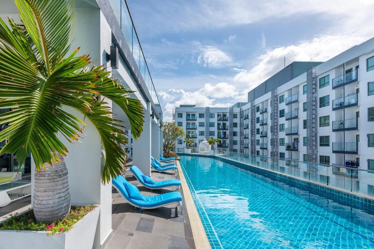 อพาร์ทเม้น Rare Xxxl Swimming Pools - 500mbps Blazing Fast Free Wifi - Floor Pool View Balcony - Gym - Sauna - Kids Playground - Supermarkets Pattaya