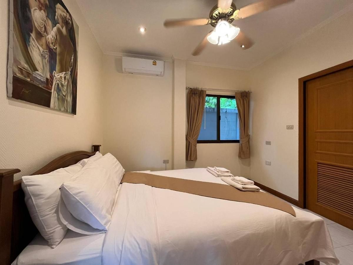 2-3br Huge Pool, Bbq, 300m-beach, 8 Mins To Walking Street วิลล่า *