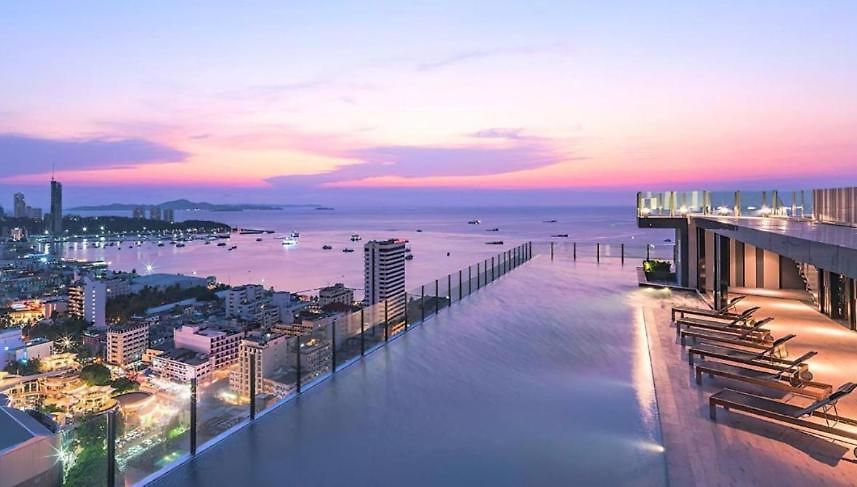 The Base Huge 2bed King&queen With Infinity Pool Pattaya