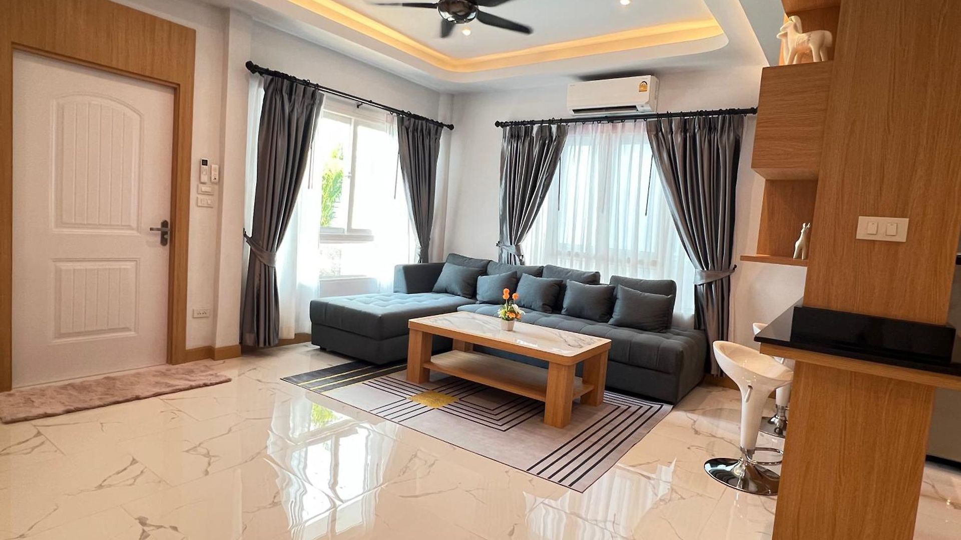 House- 171, Private Pool 4 Bed5bath Near Walking St, Bbq