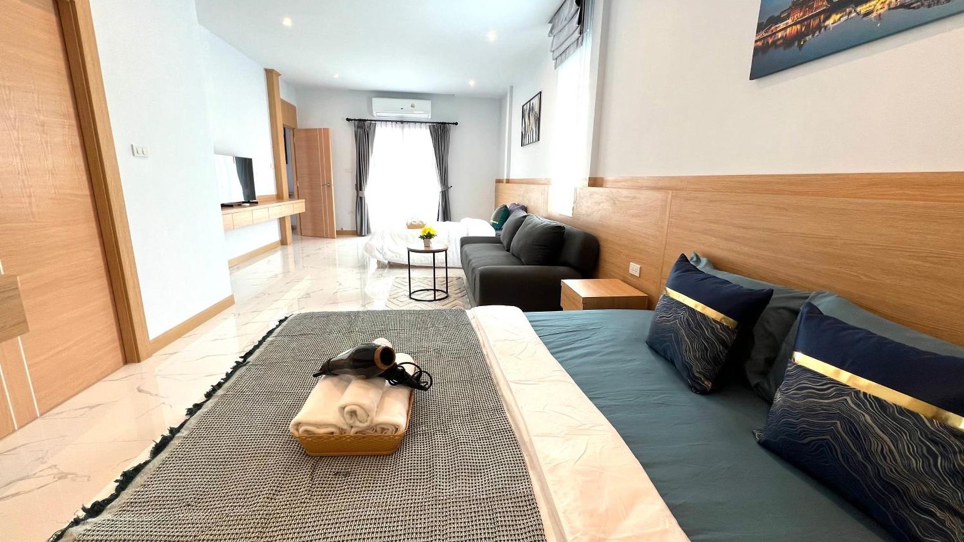 วิลล่า House- 171, Private Pool 4 Bed5bath Near Walking St, Bbq Pattaya
