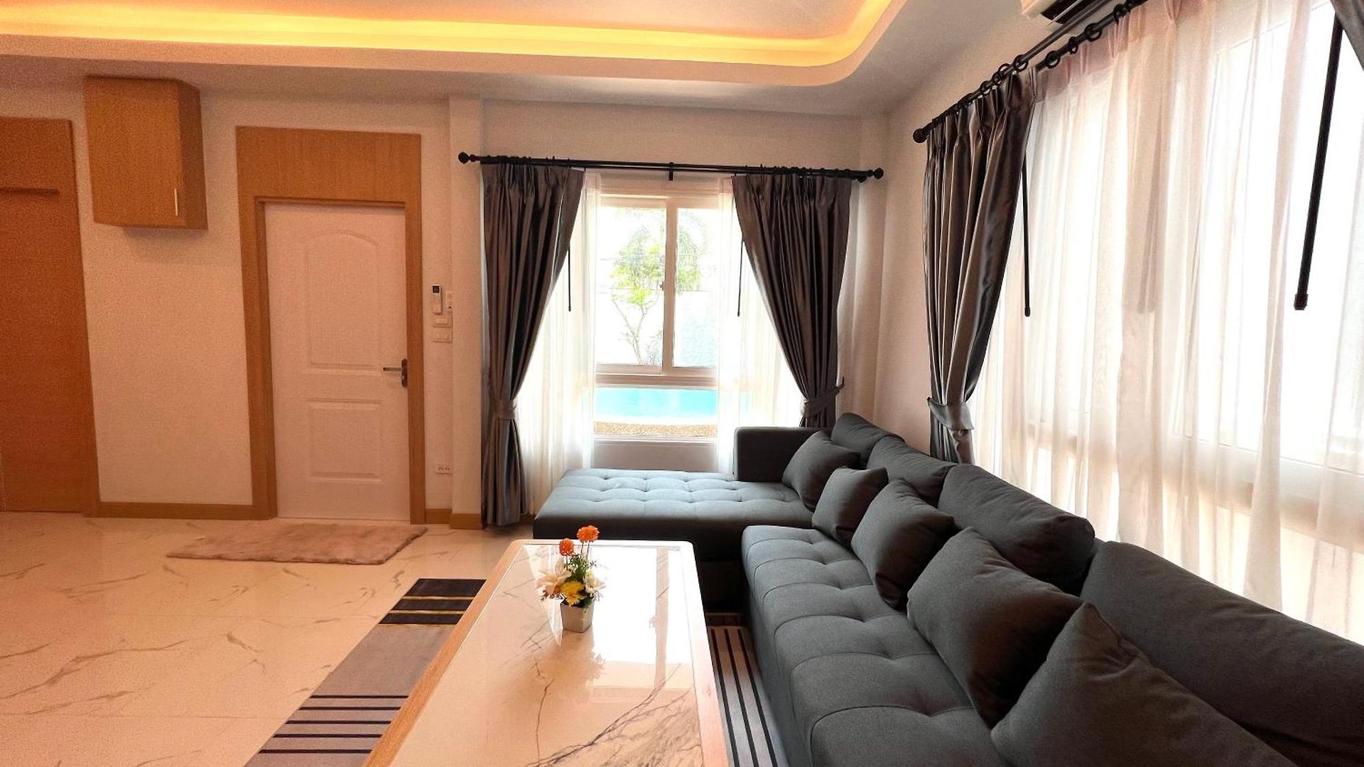 วิลล่า House- 171, Private Pool 4 Bed5bath Near Walking St, Bbq *