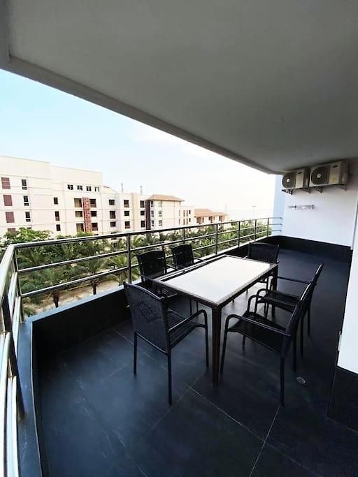 อพาร์ทเม้น Moderne Og Delikat Pa Stranden I Jomtien Pattaya