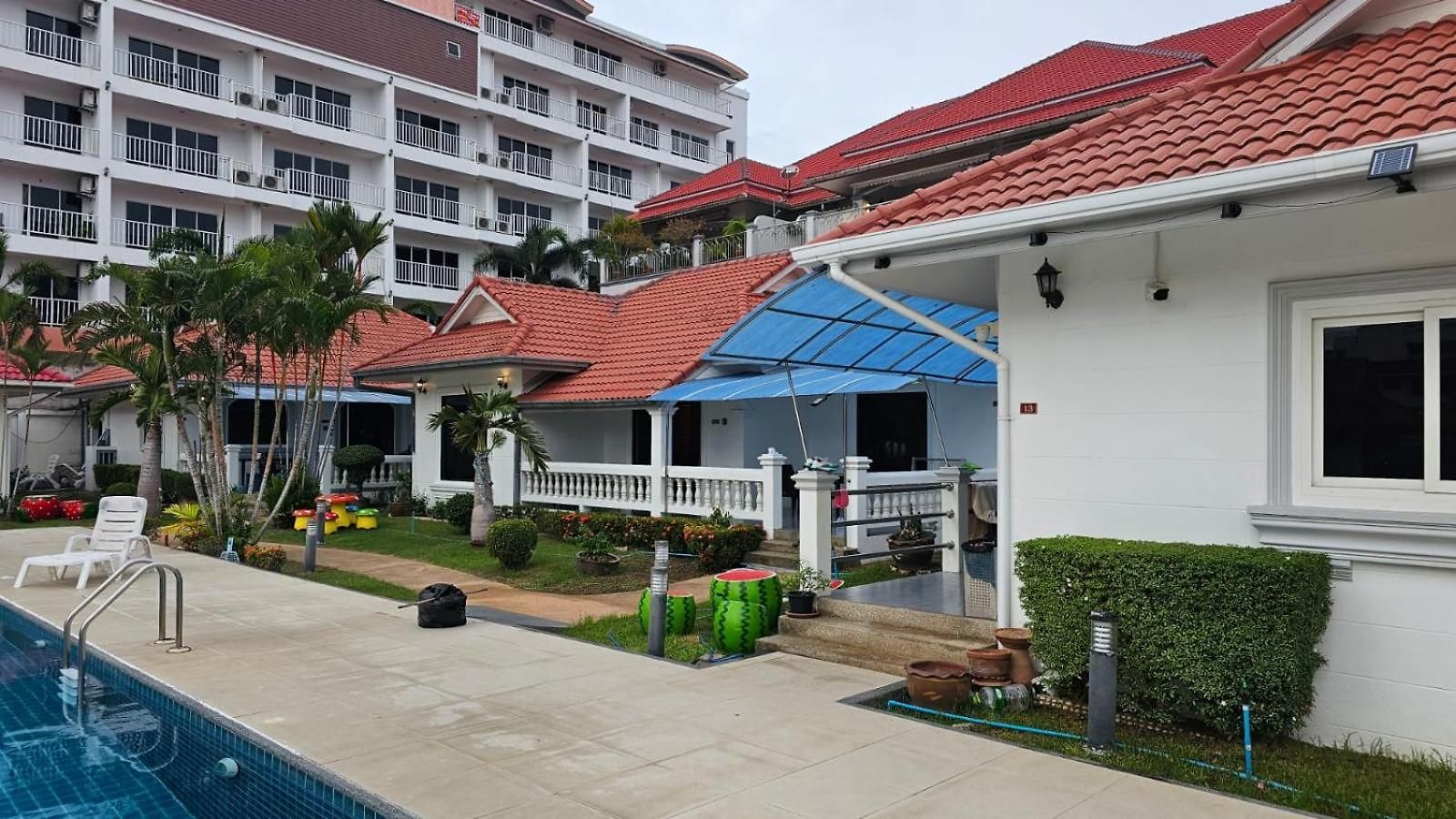2-3br Huge Pool, Bbq, 300m-beach, 8 Mins To Walking Street