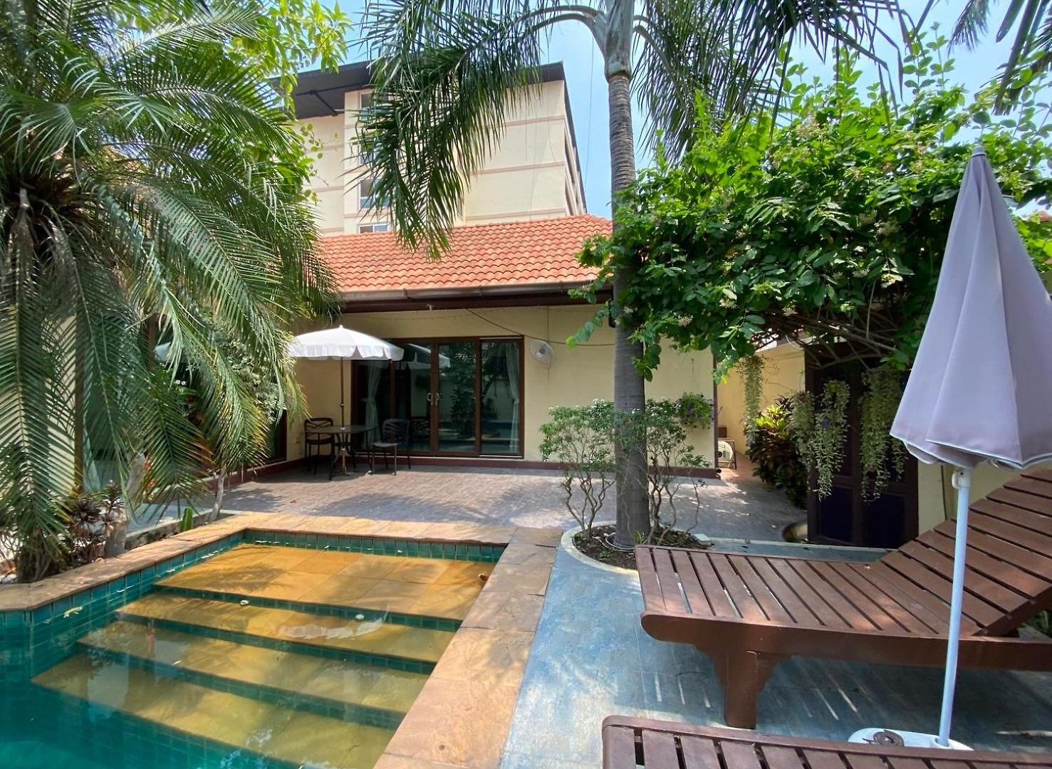 Luxury Semi-2bd Pool Near & Walking Street วิลล่า *