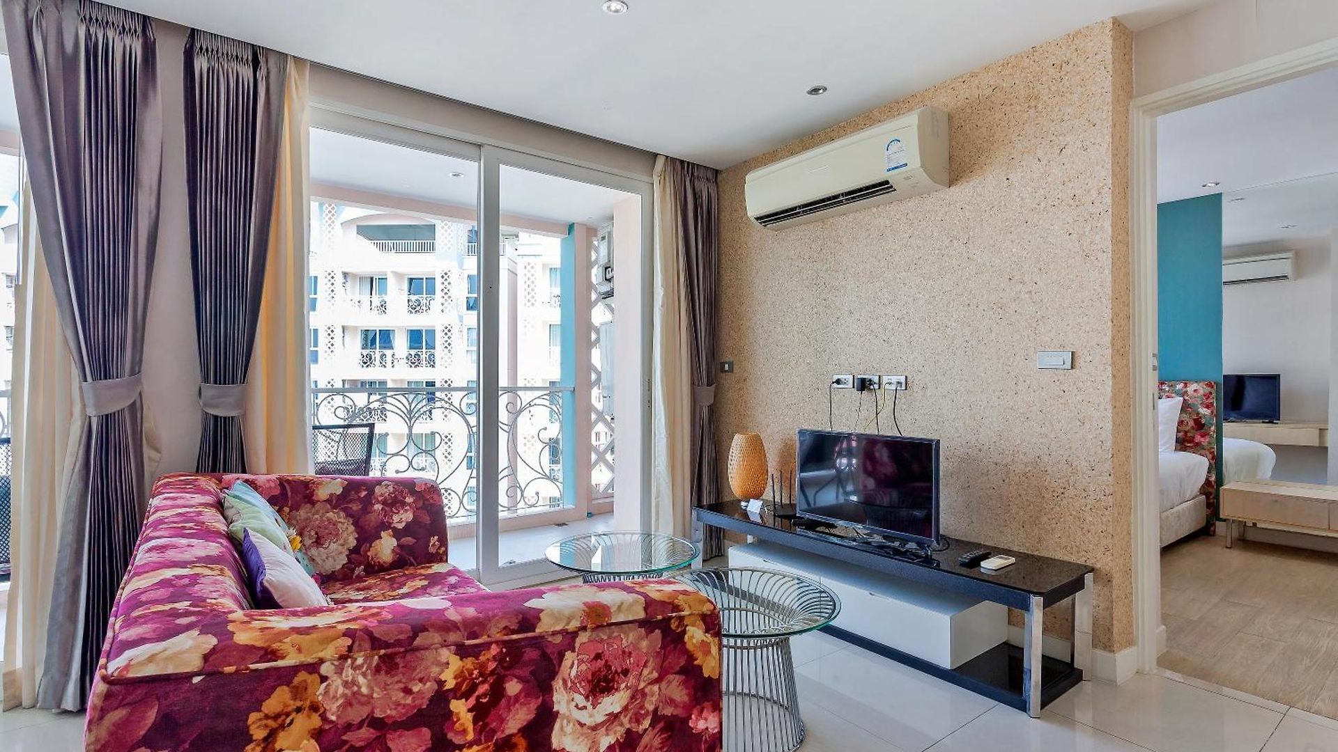อพาร์ทเม้น Fresh Vibe Sea View Or Pool Access Jomtien *