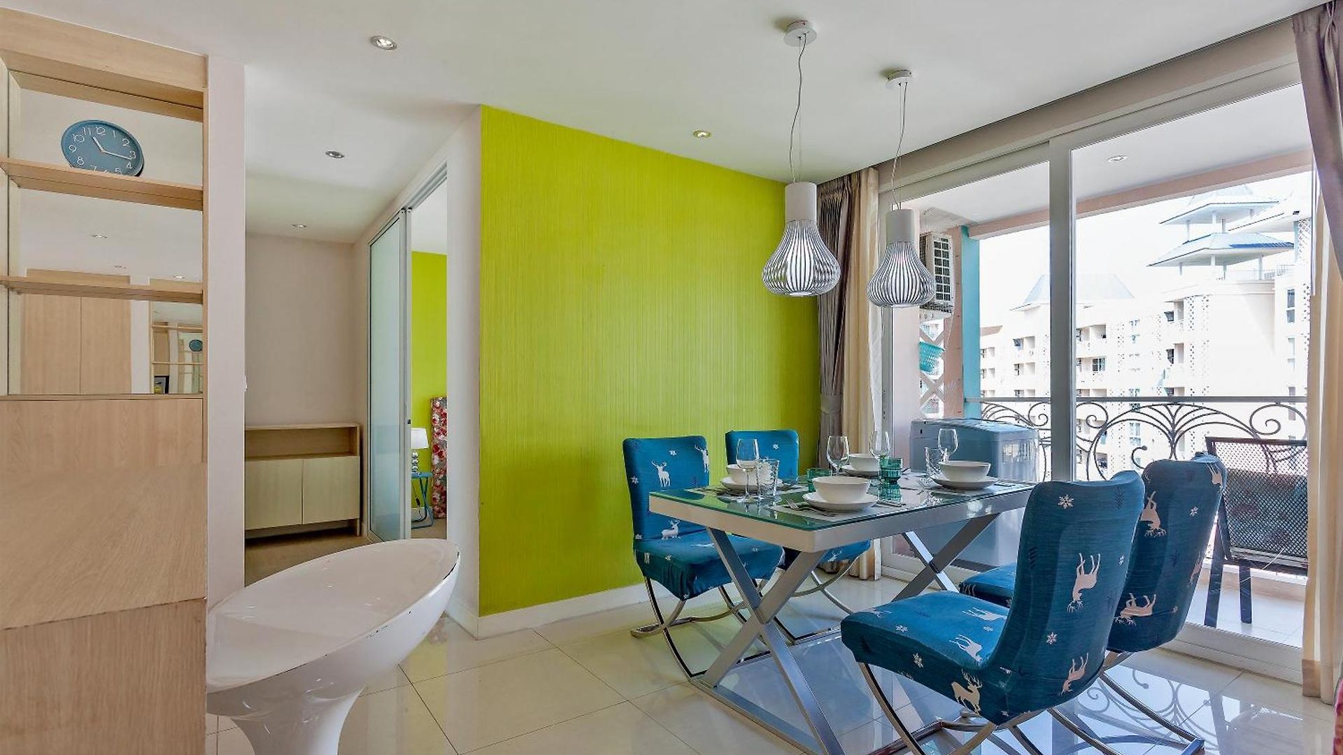 อพาร์ทเม้น Fresh Vibe Sea View Or Pool Access Jomtien *