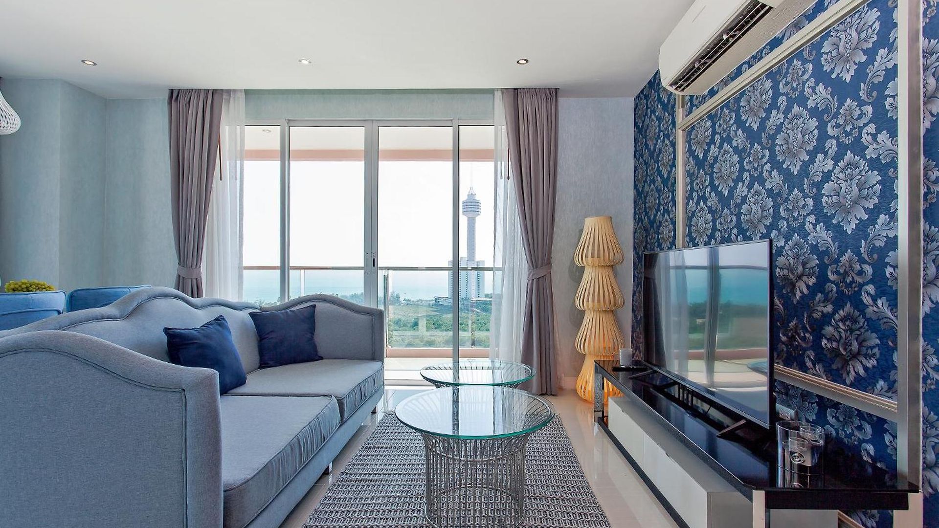 อพาร์ทเม้น Pattaya Jomtien Apartments L Guest Friendly L Waterpark Gym Sauna Jacuzzi *