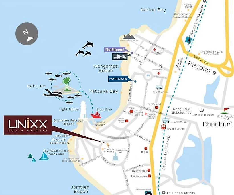 Sea View Spacious Near Walking Street