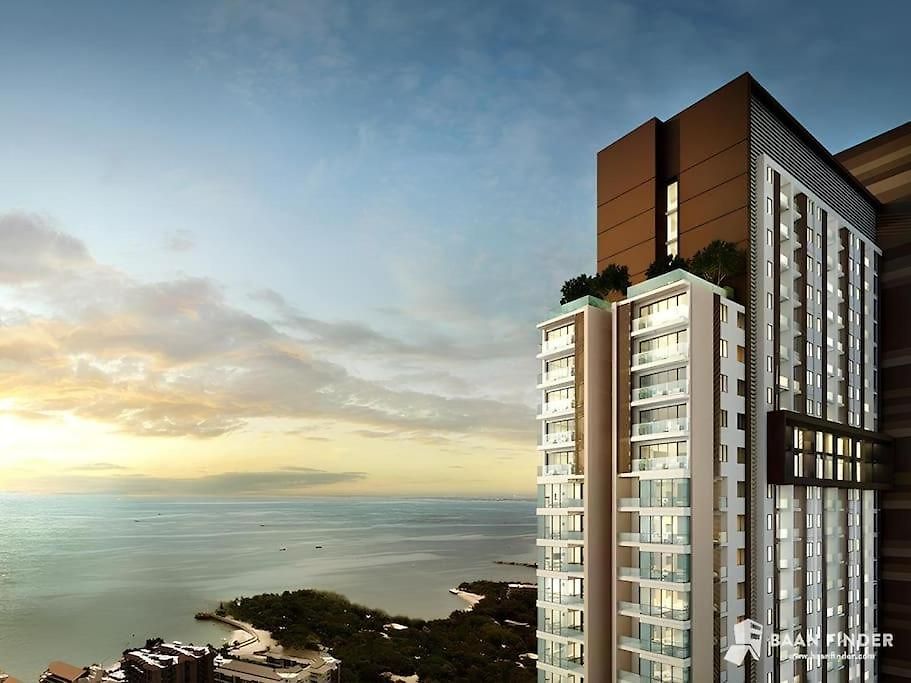 Sea View Spacious Near Walking Street อพาร์ทเม้น *