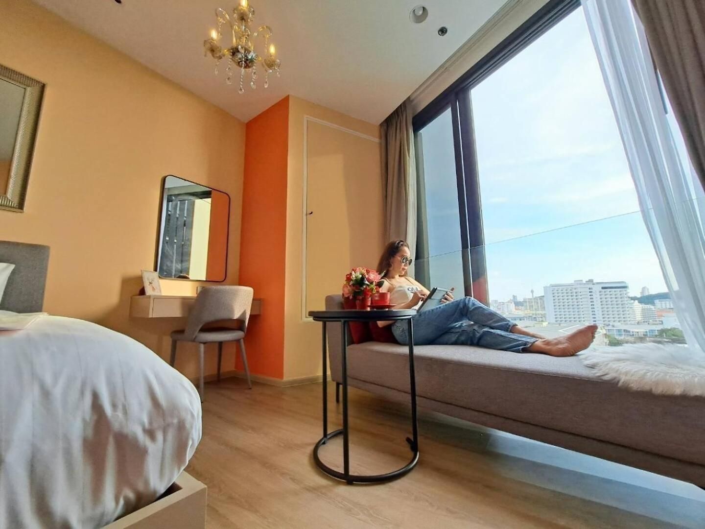 อพาร์ทเม้น Downtown Chic Rooftop Pool #es20812 Pattaya