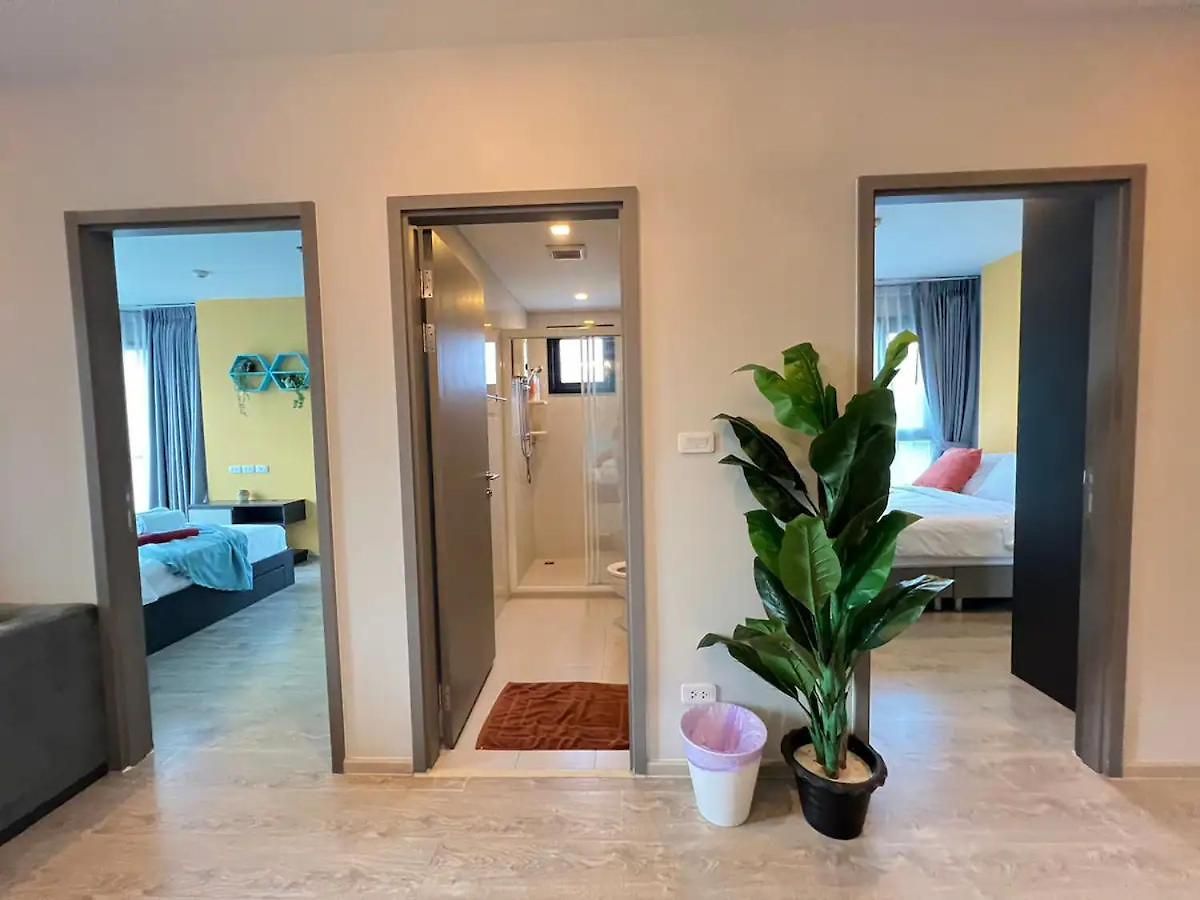 อพาร์ทเม้น Downtown Lux Fun 2bedroom Rooftop Pool #tbb6575