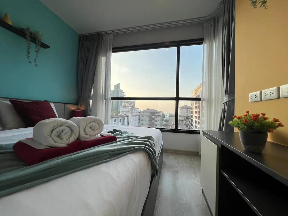 อพาร์ทเม้น Downtown Lux Fun 2bedroom Rooftop Pool #tbb6575 Pattaya