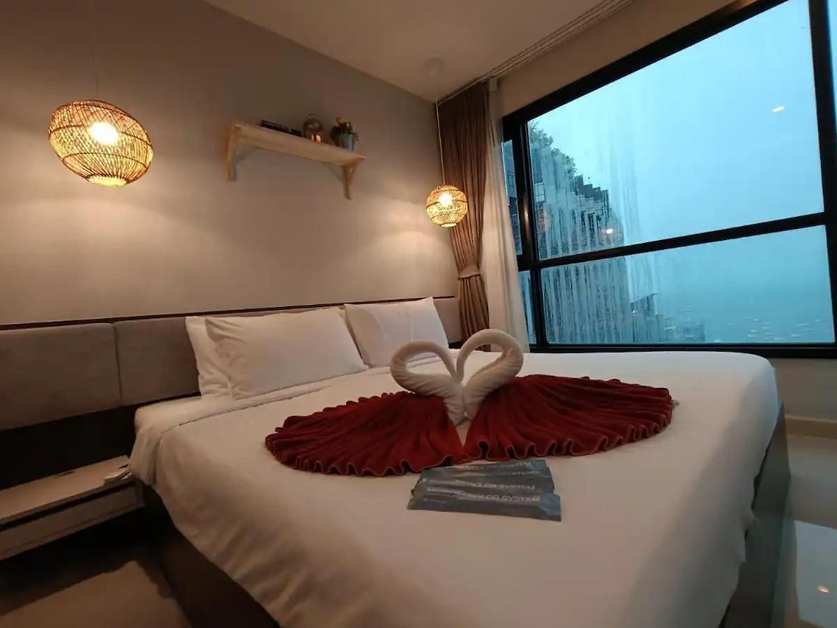 Downtown Lux Fun 2bdr Seaview High Floor #taa49325 อพาร์ทเม้น