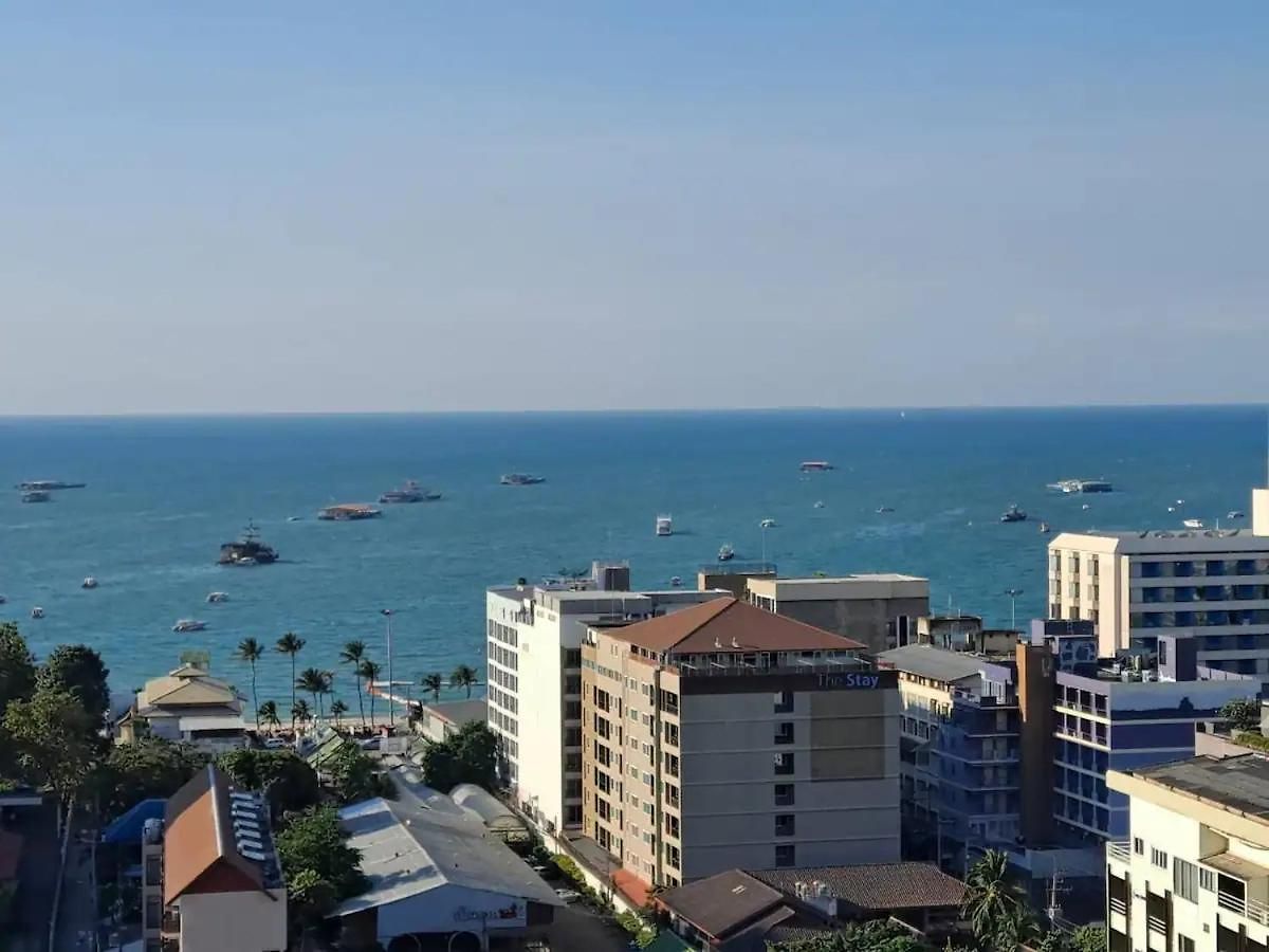 Downtown Lux Fun Sea View Rooftop Pool #ta31317 อพาร์ทเม้น