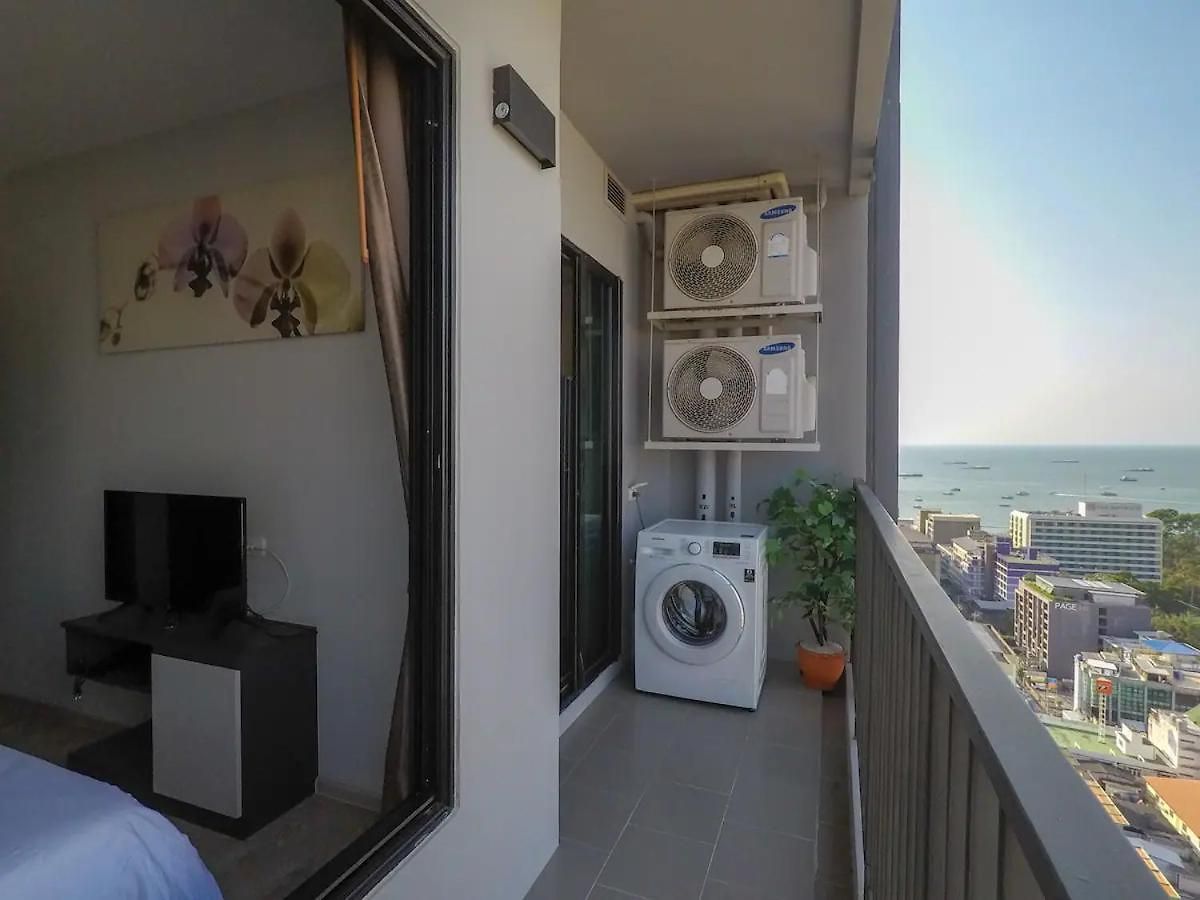 อพาร์ทเม้น Downtown Ocean View Lux Big Balcony #tb10552 Pattaya