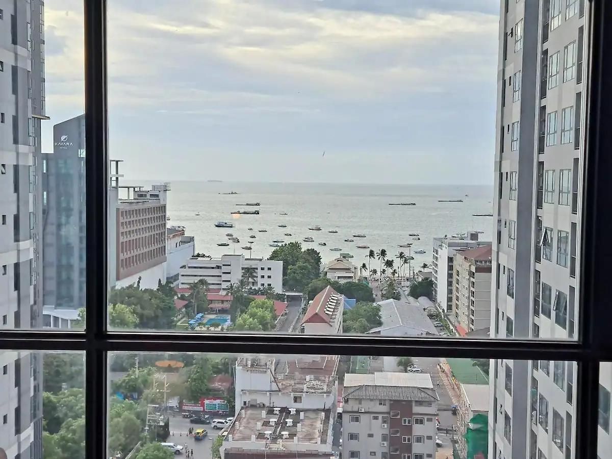 Downtown 2bdrm 2bath Sea View Base #tbb946 อพาร์ทเม้น Pattaya