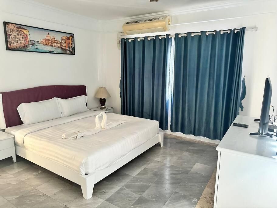 芭提雅南路4卧4卫 Blue Star Pool 近步行街和夜市 วิลล่า *