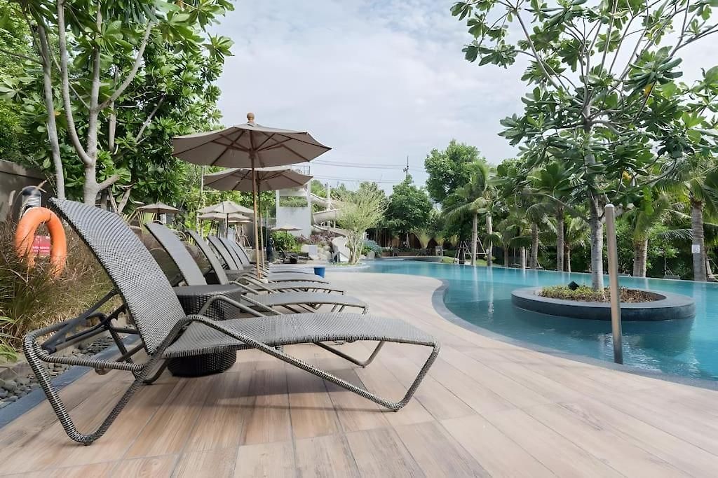 High Floor Sea View 2 Bedroom Near Walking Street อพาร์ทเม้น *