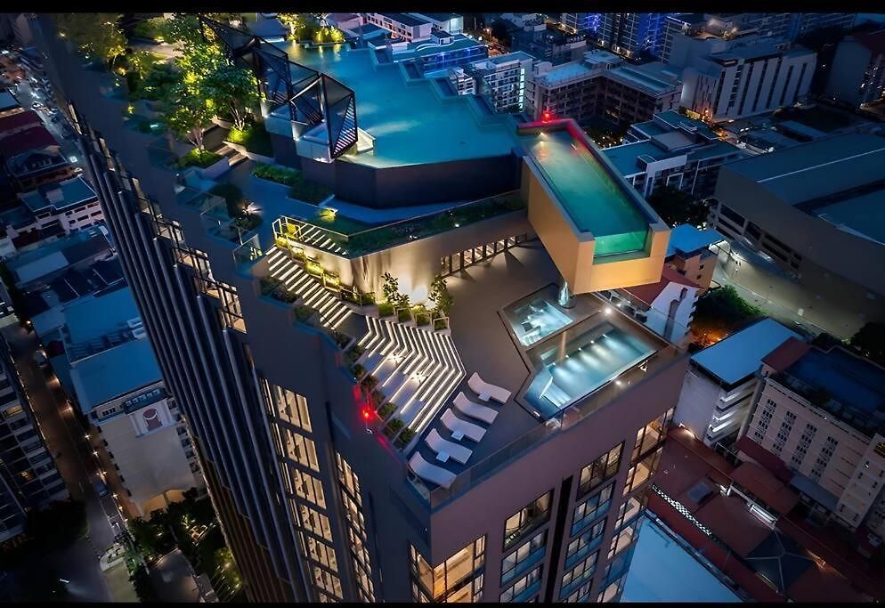 อพาร์ทเม้น In Downtown And Rooftop Pool In Pattaya