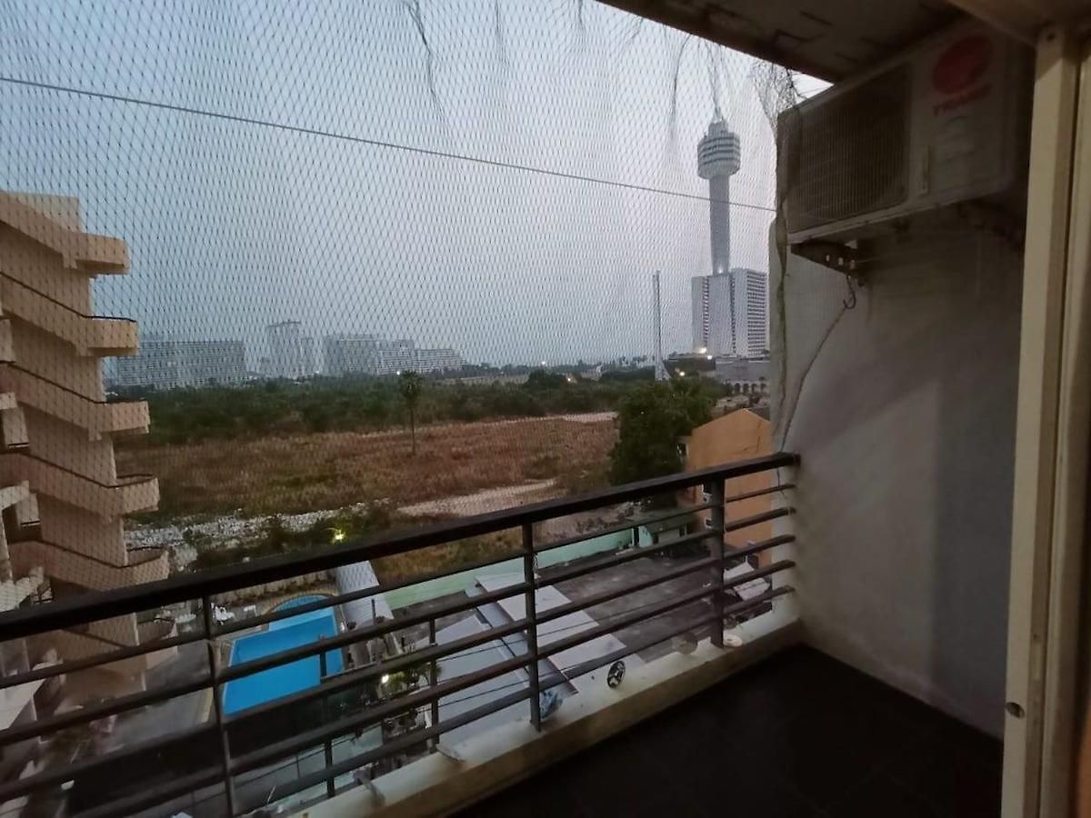 อพาร์ทเม้น 1bed 45sqm Sea 200m Park