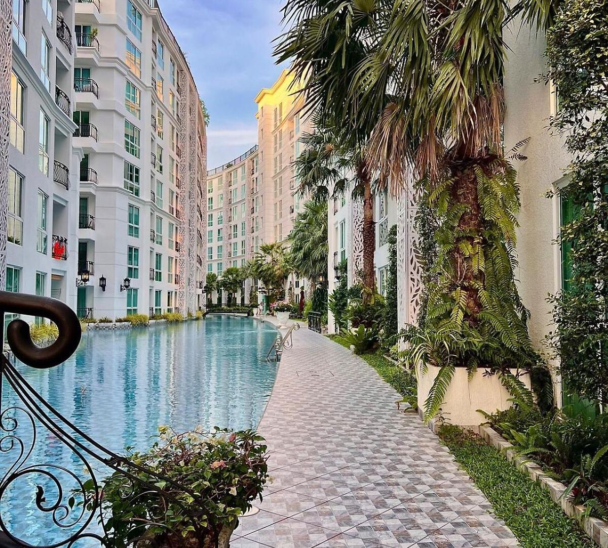 อพาร์ทเม้น Garden Olympus 02d With Balcony Pattaya