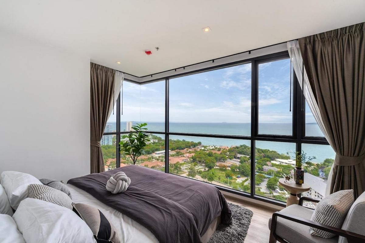Exclusive High Floor 2 Bed Sea View Luxury อพาร์ทเม้น *