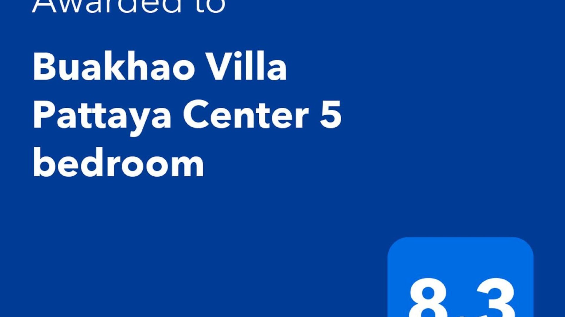 วิลล่า Buakhao Center 5 Bedroom Pattaya