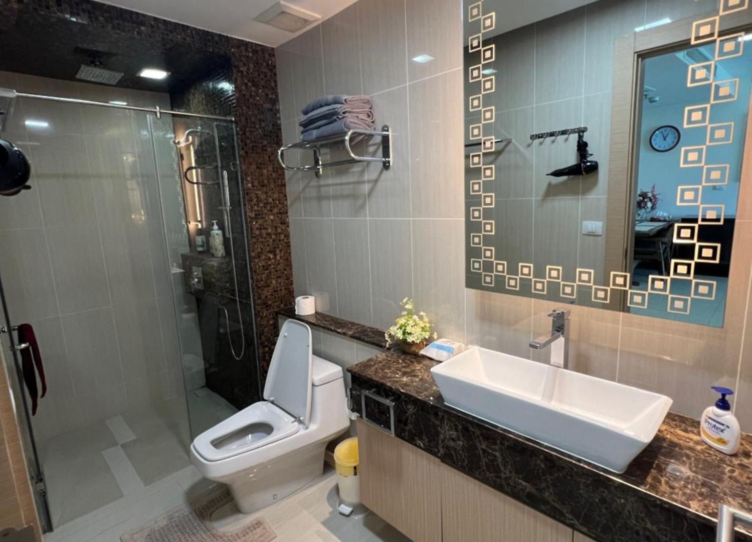 อพาร์ทเม้น The Palm Wongamat - 1br Luxury Beachfront - Ocean View - 32 Floor