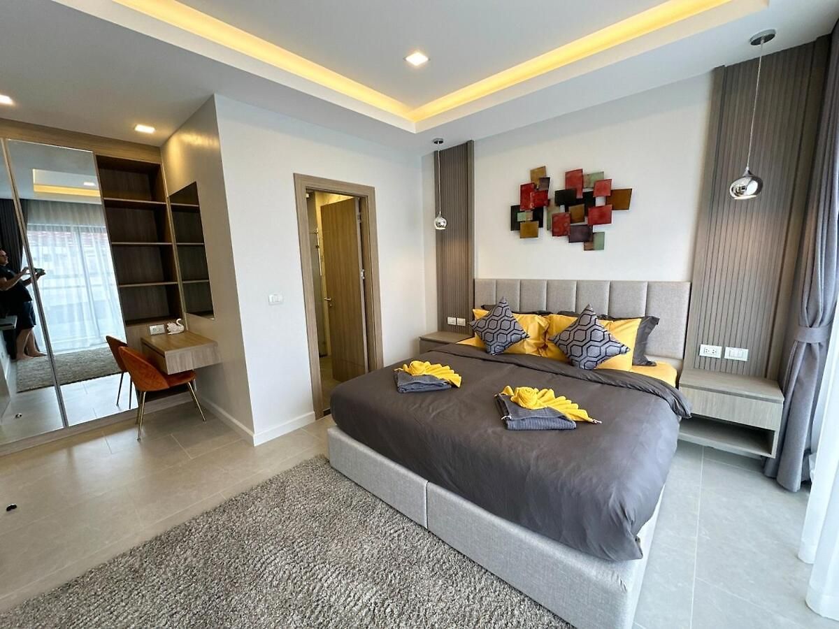 วิลล่า Super Luxury 4 Bedroom Private Pool With Jacuzzi, Near 711, 10 Minutes To Walking Street And - Mt4